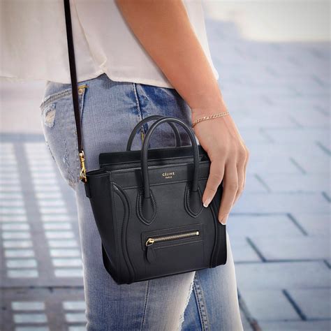 celine nano luggage price canada|Celine nano luggage tote black.